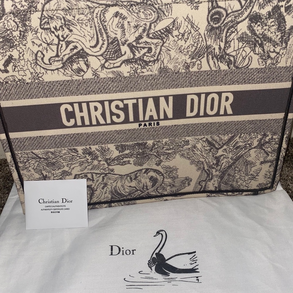 Christian Dior book tote
